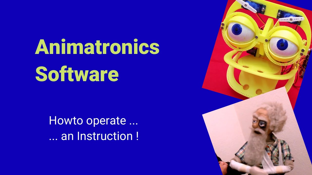 Tutorial: open source animatronics software to drive servos synchronous to sound.
