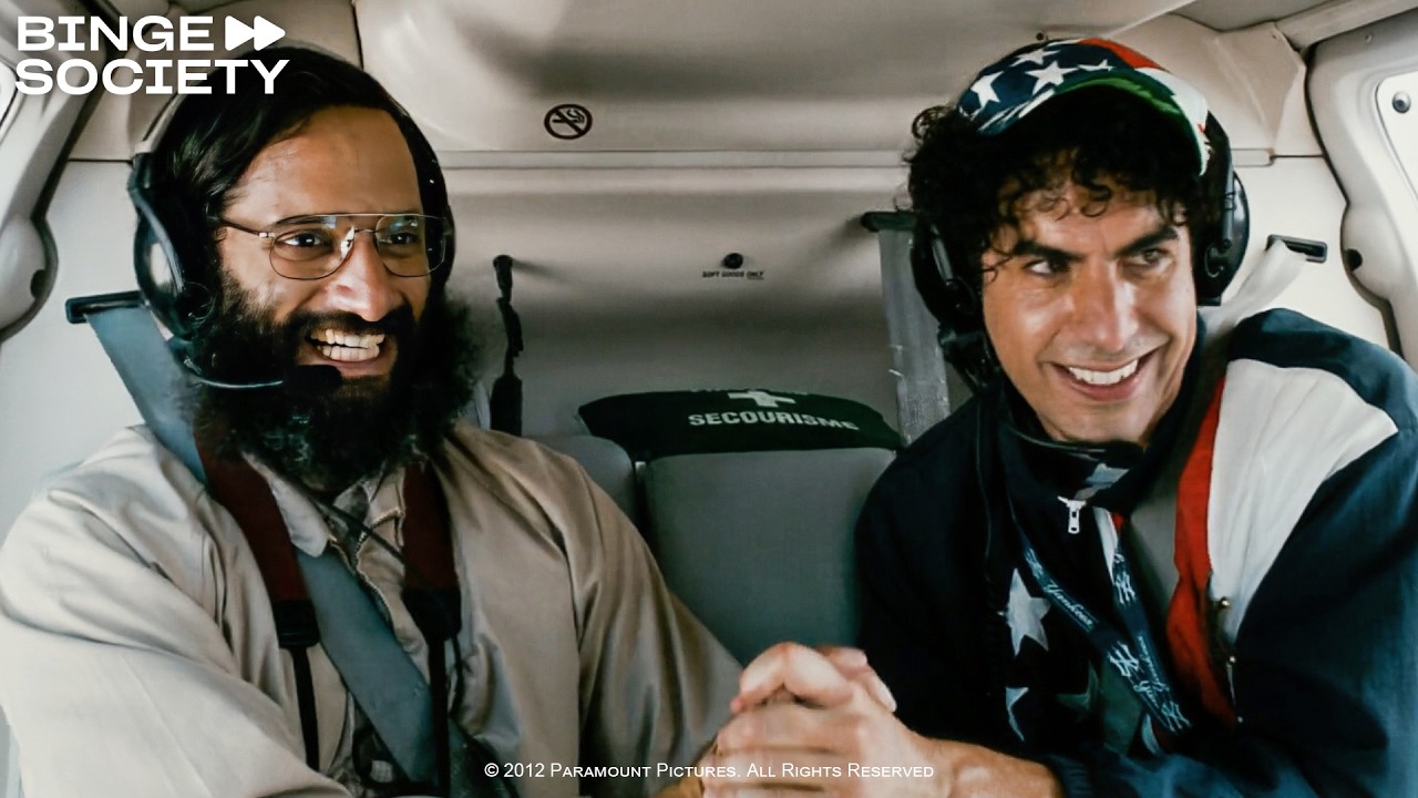 The Dictator (2012): The Helicopter Full Scene