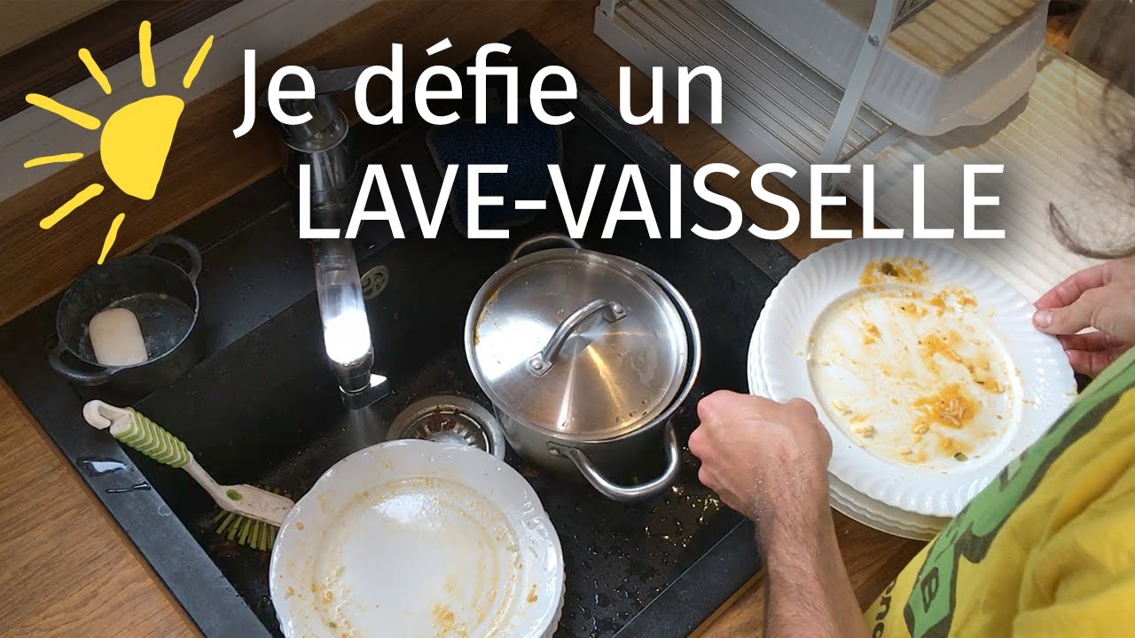 Faire la vaisselle à sec, à froid et au savon !