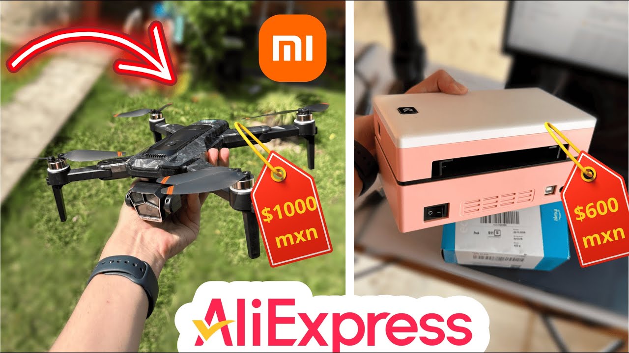 🔥 XIAOMI DRON A14 PRO + IMPRESORA DE ETIQUETAS - UNBOXING + REVIEW EN ESPAÑOL | AliExpress Tech Find
