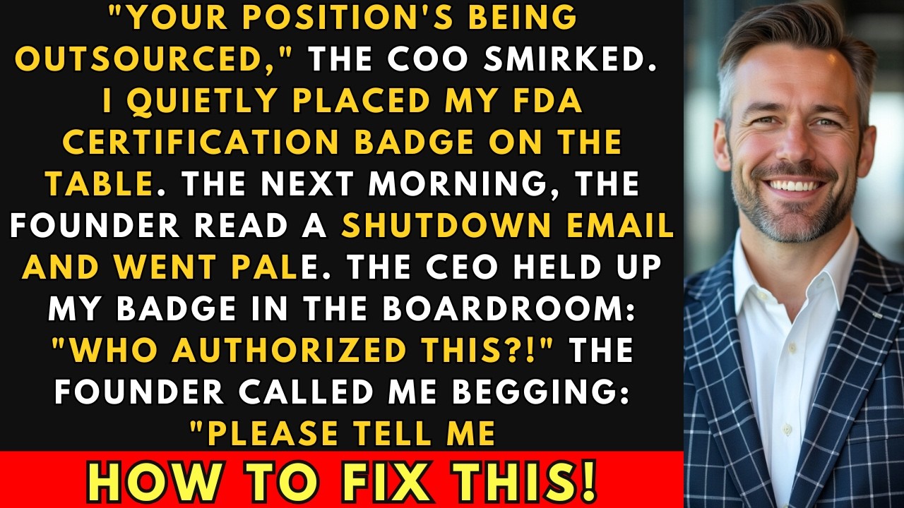 They Fired Their FDA Expert – The Company Collapsed In Six Weeks | Office Revenge