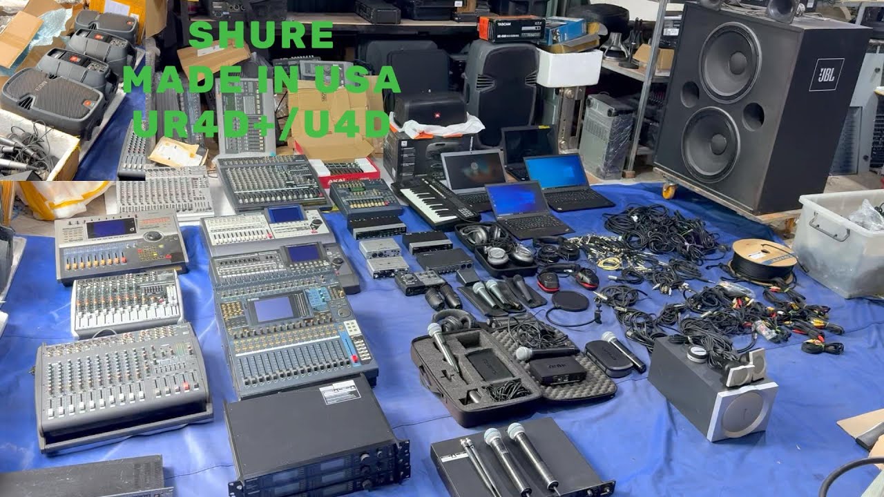 MIXER ,YAMAHA.ROLAND,,SHURE  USA.UR4D+ CANARE. JBL EON,0963346614