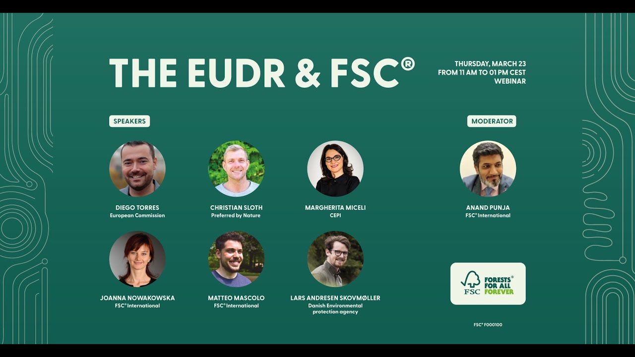 Recordings webinar “The EUDR & FSC”