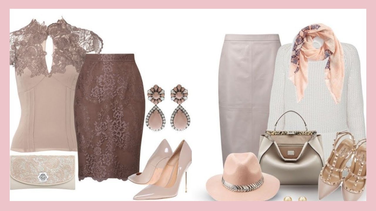 COMBINACIONES de  ROPA de MODA ELEGANTE FEMENINA ROMANTICA y SOFISTICADA /como VESTIR con ESTILO