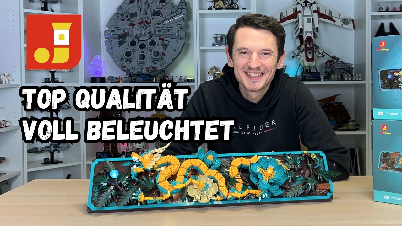 Die Drachen sind los! JMBricklayer 70020 Mythic Dragon Tiles mit Beleuchtung – Teil 1