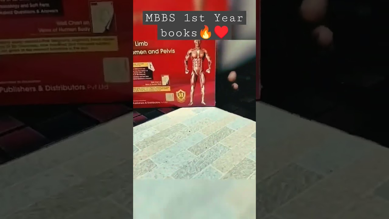 MBBS 1st year books🔥 #mbbs #mbbsbooks #mbbs1styear #mbbslife #mbbsmotivation #gmc #tmc #trending