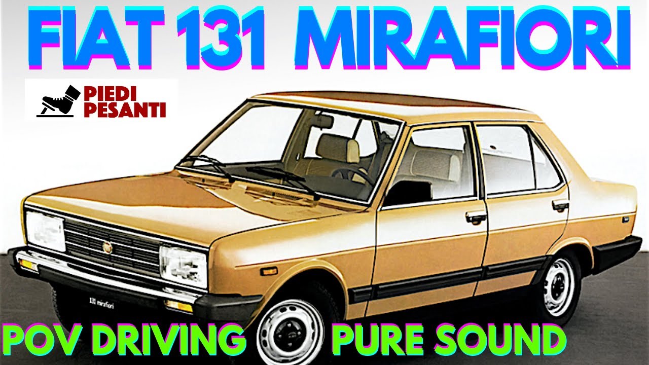4K POV Fiat 131 Mirafiori (1981) Sound Only. Cinematic