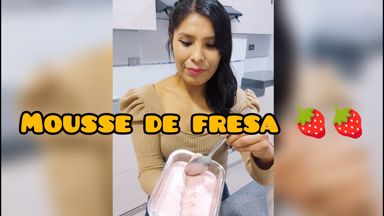 MOUSSE DE FRESA