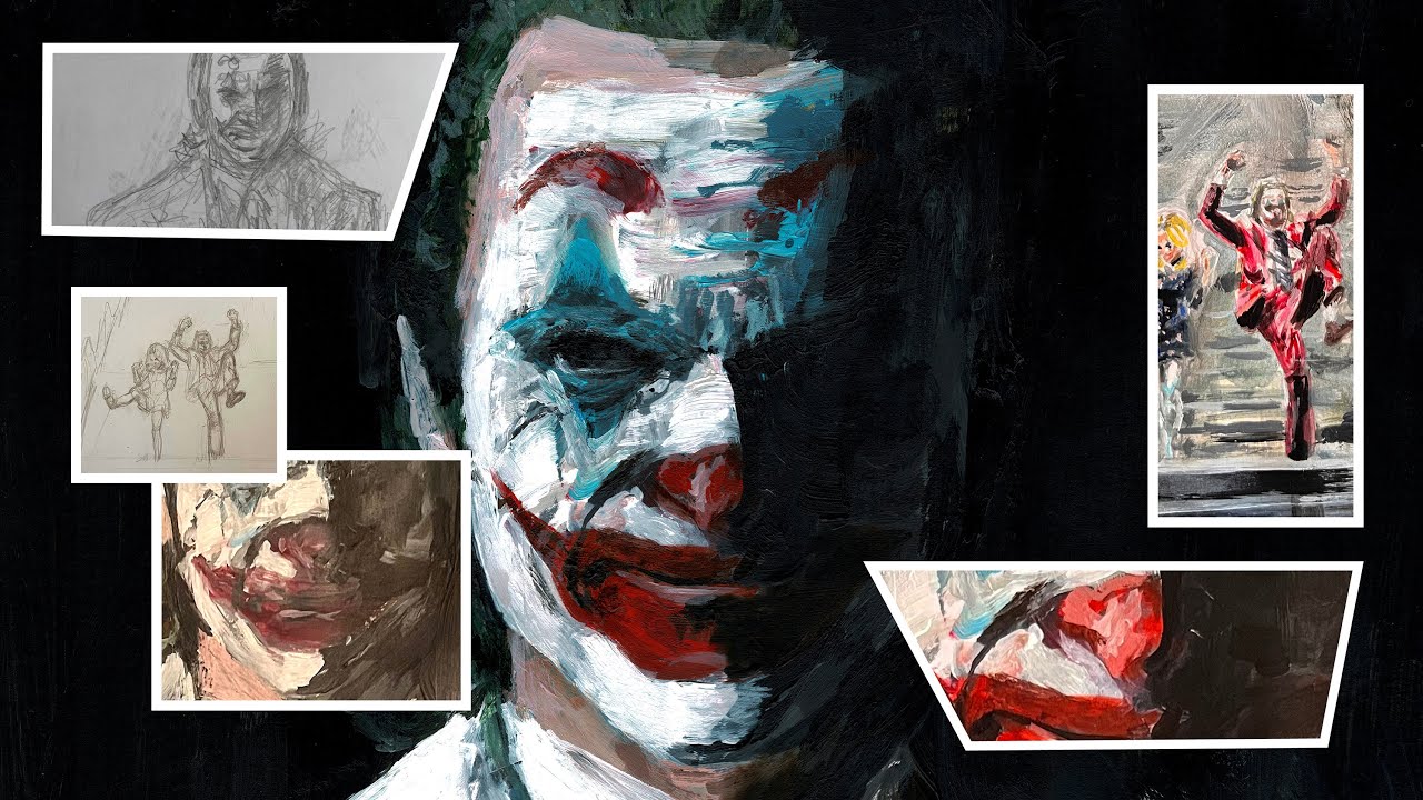 Joker Folie à Deux Painting (Time-Lapse)