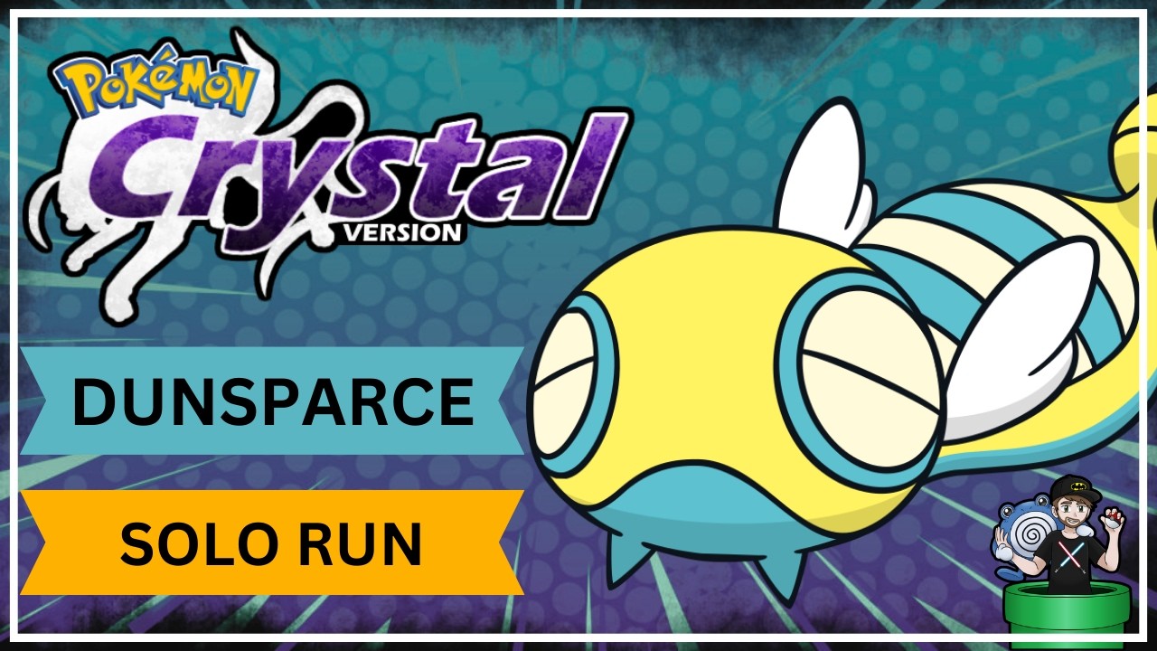 Ultimate Pokemon Challenge: How Fast Can I Beat Pokemon Crystal With Dunsparce?