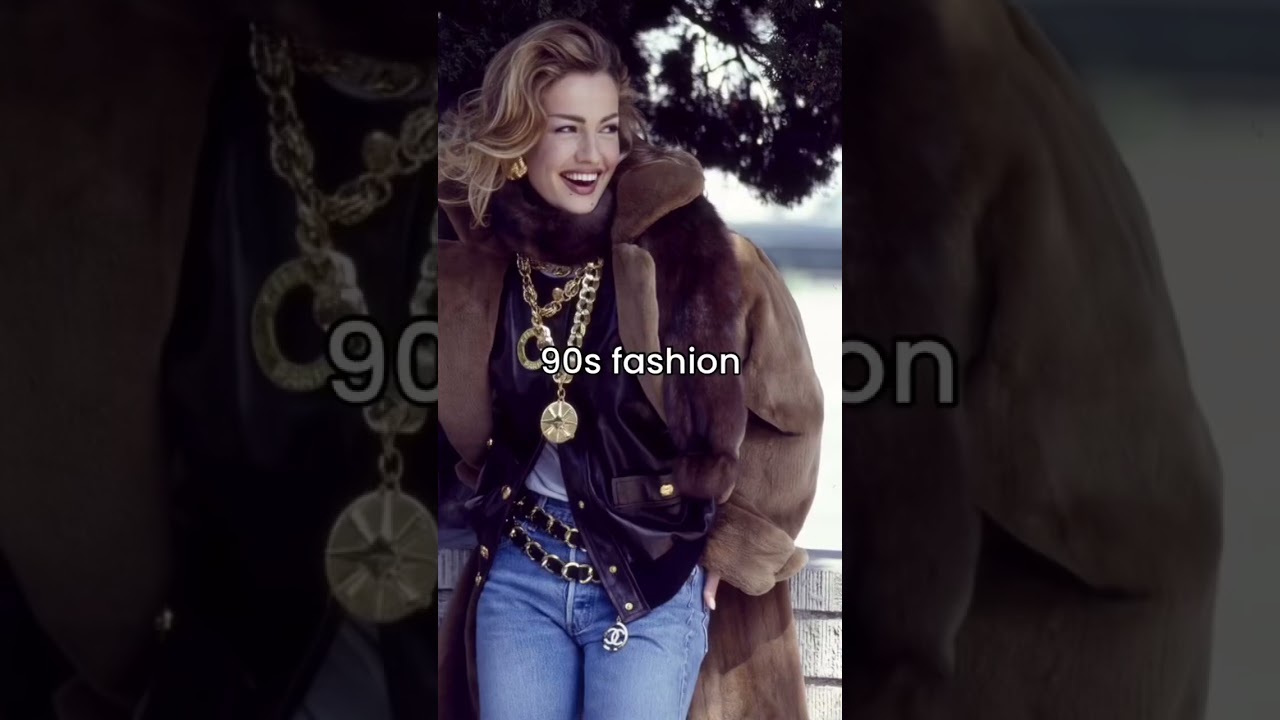 80s 90s fashion model. 