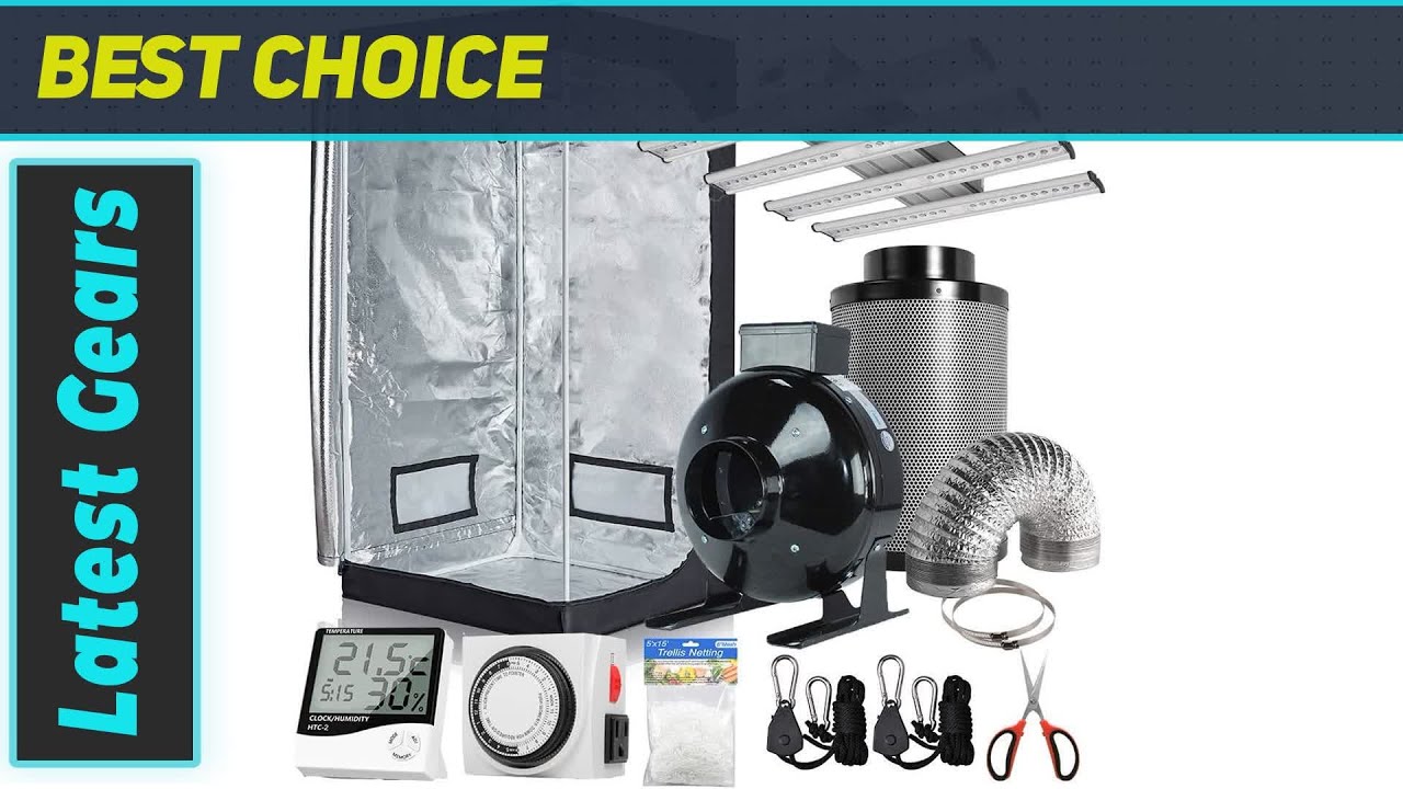 32''x32''x63'' Grow Tent Kit: The Ultimate Indoor Gardening Solution!