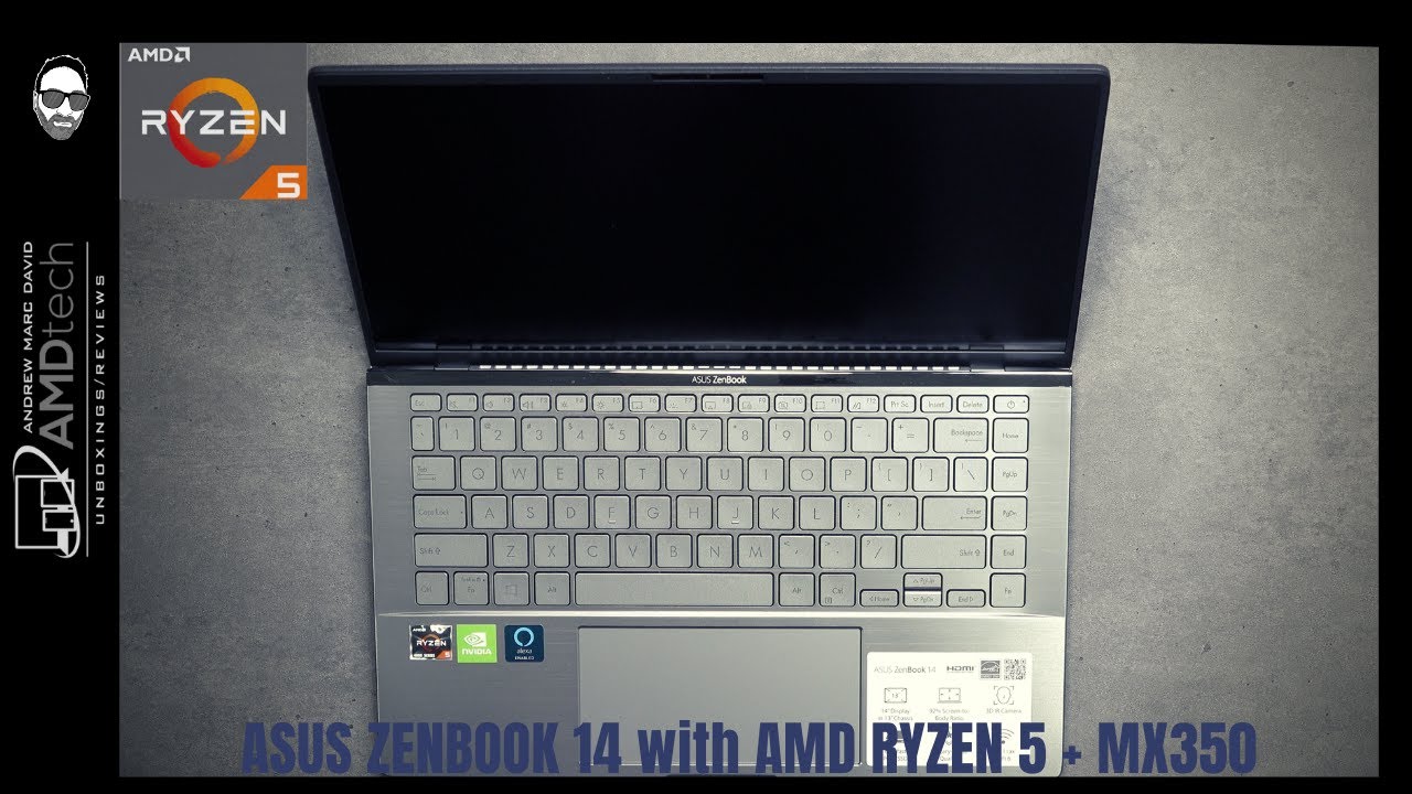 Asus ZenBook 14 with Ryzen 5 + MX350 (Q407IQ) $550: Unboxing & First Look
