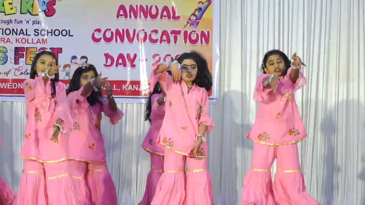 PEELINGS PUSHPA-2 SCHOOL GROUP DANCE APPLE KIDS KOLLAM