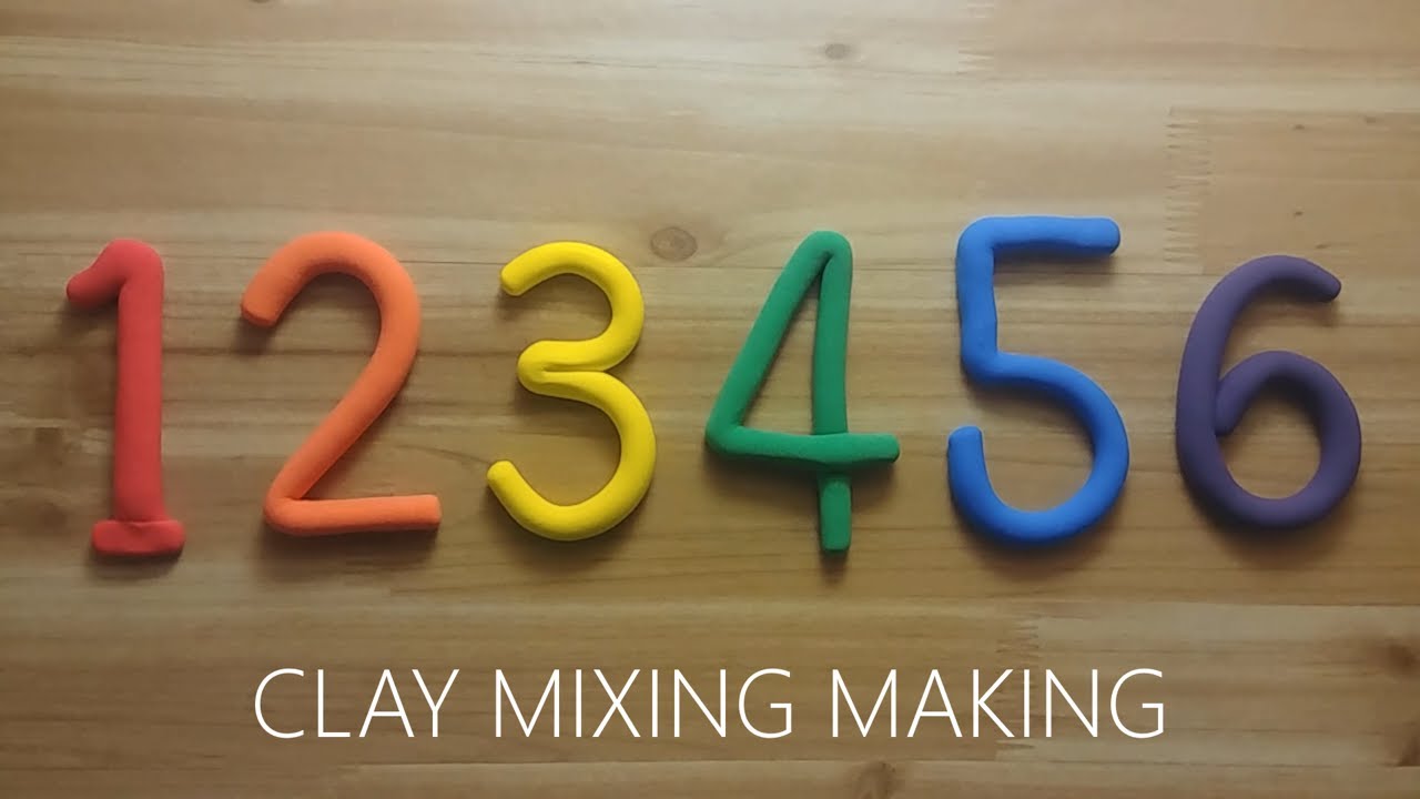 123456 clay mixing making 1234567 점토 섞기 만들기