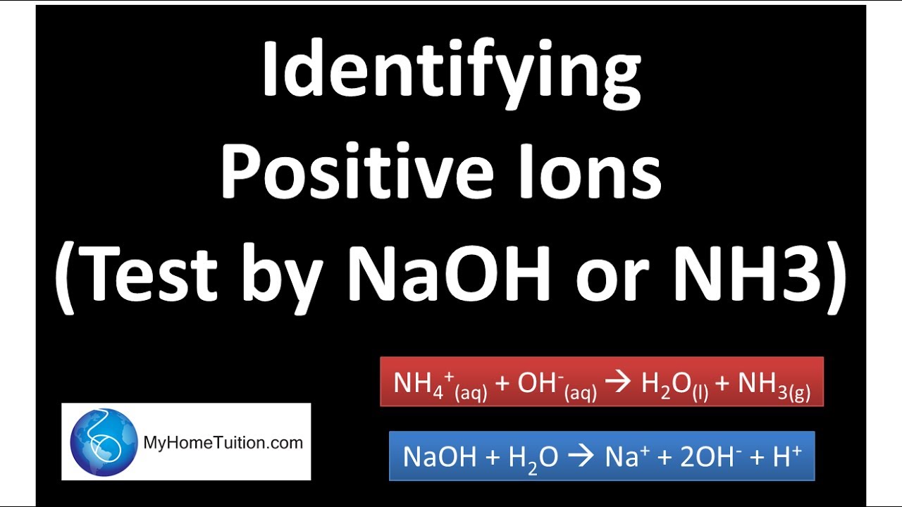 Identifying Positive Ions (Test by NaOH and NH3) | Acid, Base and Salt