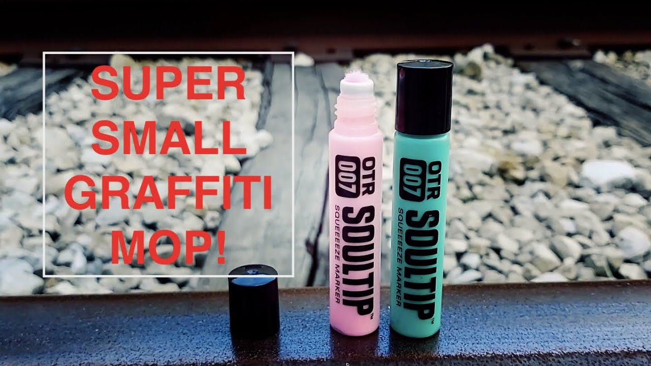 OTR Soultip 007 Graffiti Mop Review and Tagging Test | THIS MOP IS SO TINY!