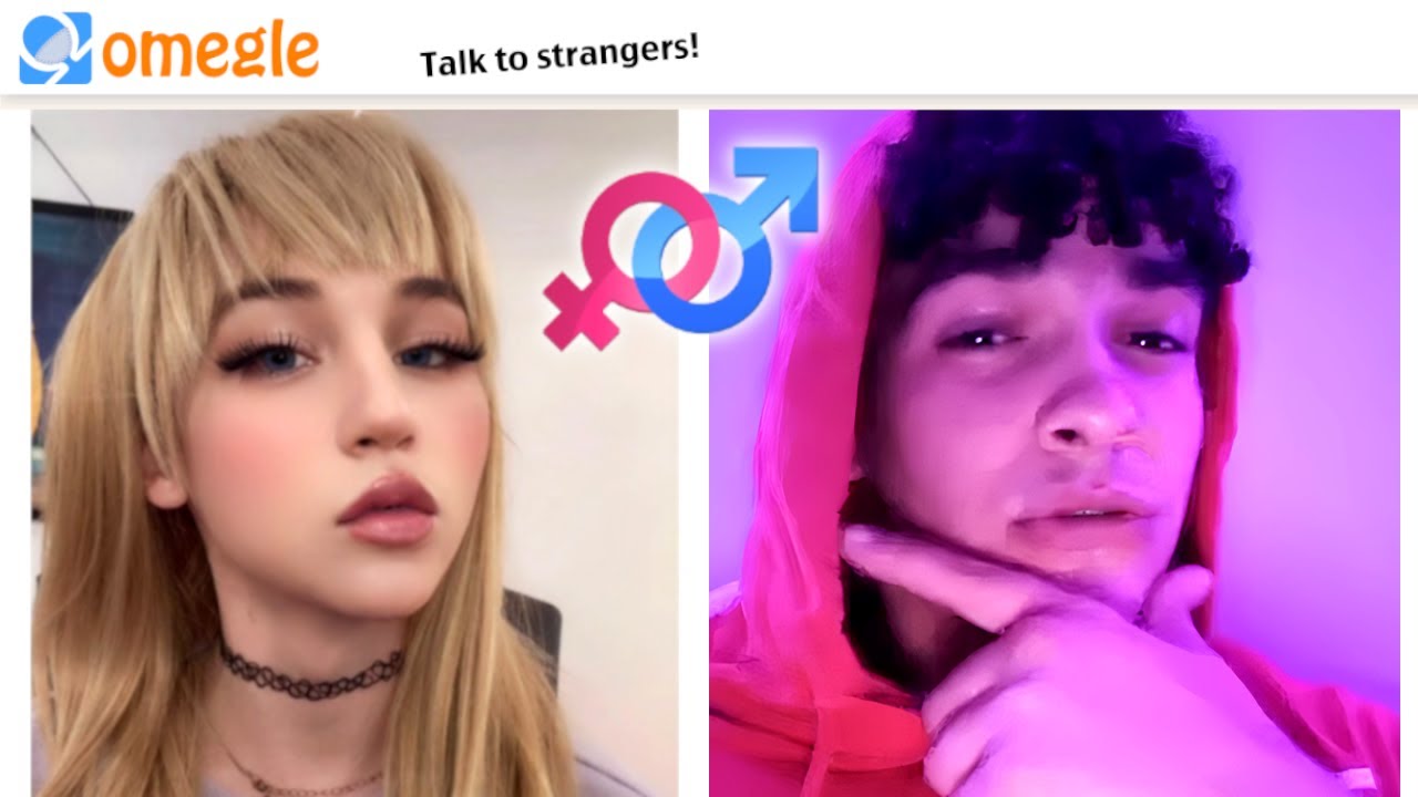 Flirting on OMEGLE Dressed as a GIRL (Voice Trolling)