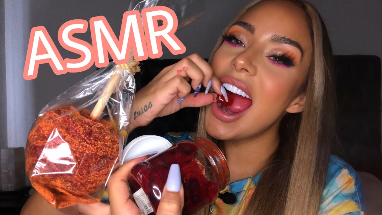 ASMR en español PROBANDO DULCES MEXICANOS | ASMR MOUTH SOUNDS