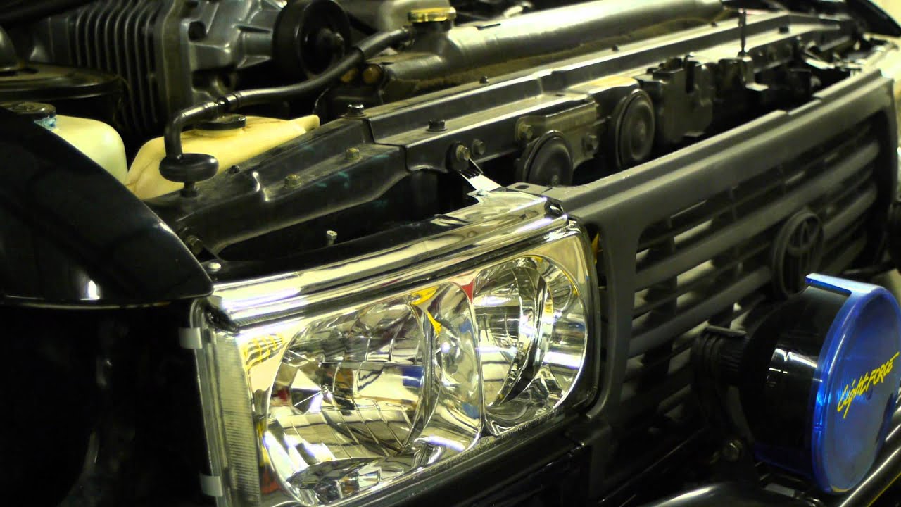 Toyota Land Cruiser FJ80. Depo lights Install