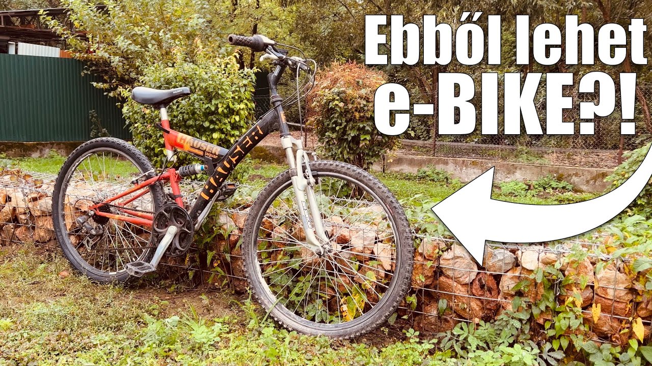 Lerúgott Csöves Bringából csináltam Elektromos Biciklit!