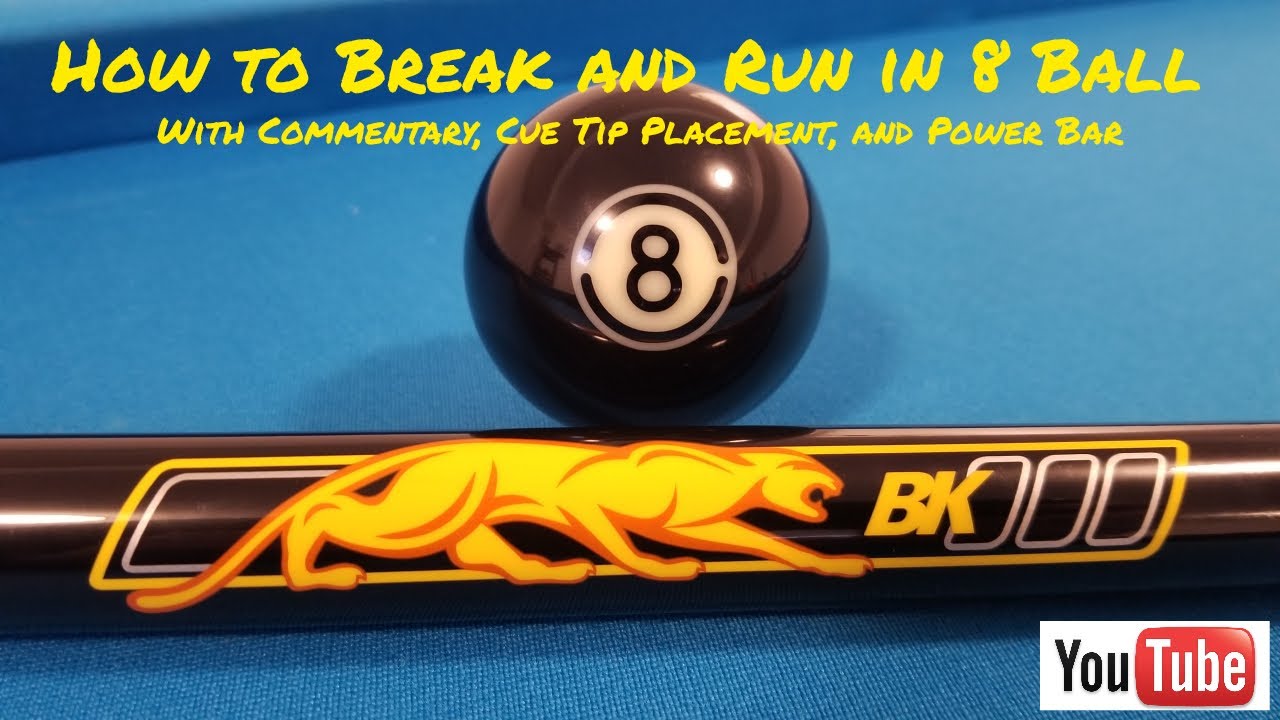 How to Break and Run in 8 Ball - 3 Racks with Commentary