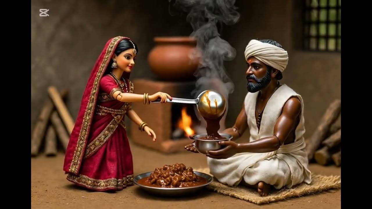Miniature Doll Village Tea ASMR | Tiny Kitchen Morning Chai | Relaxing Indian Village Life