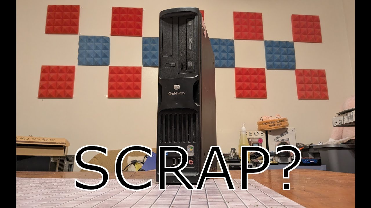 $5 SCRAP gaming PC? Fix, Upgrade, Game? LINUX?