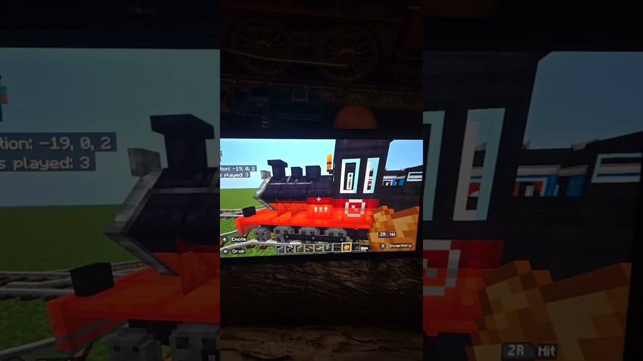 Minecraft with trains