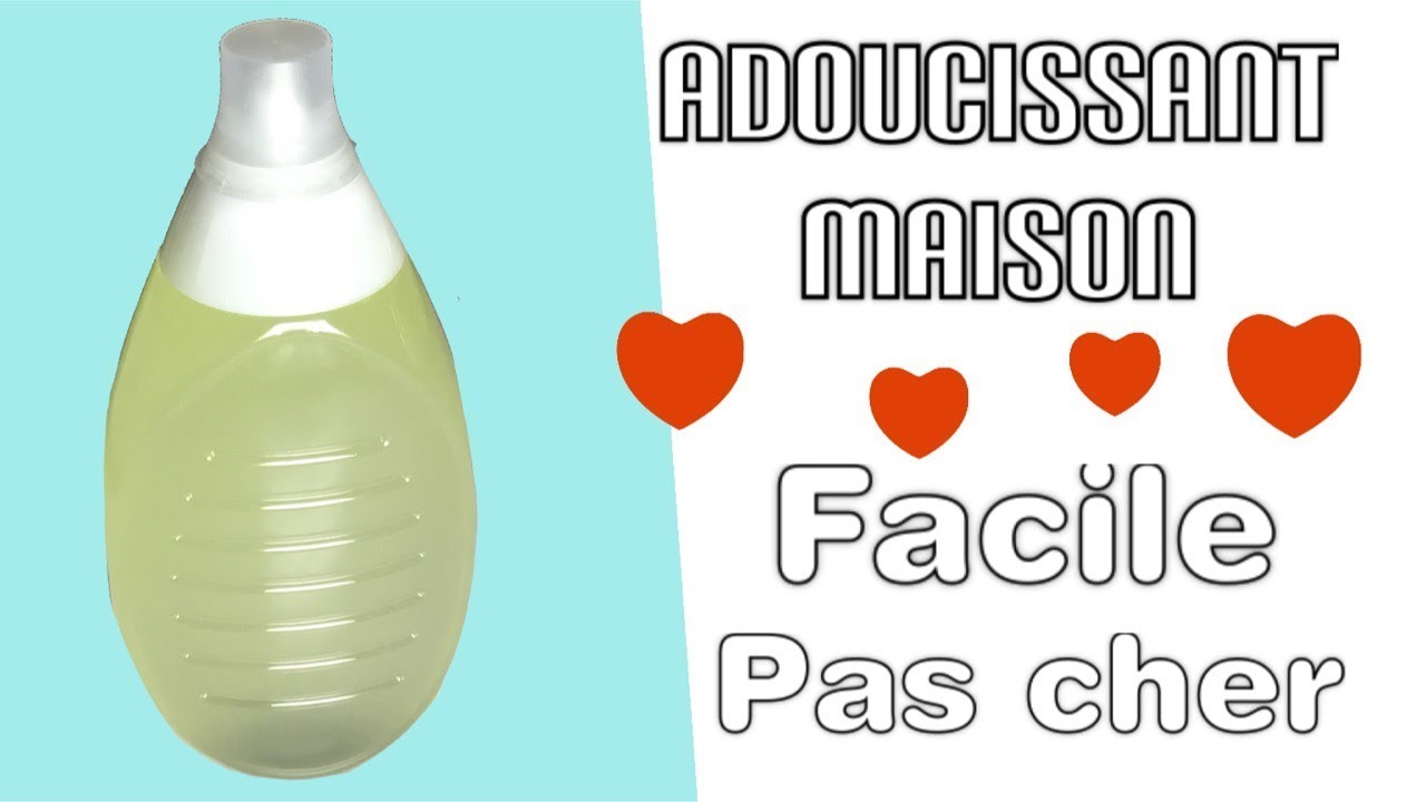 Adoucissant maison - 100 % NATUREL -Facile et pas cher