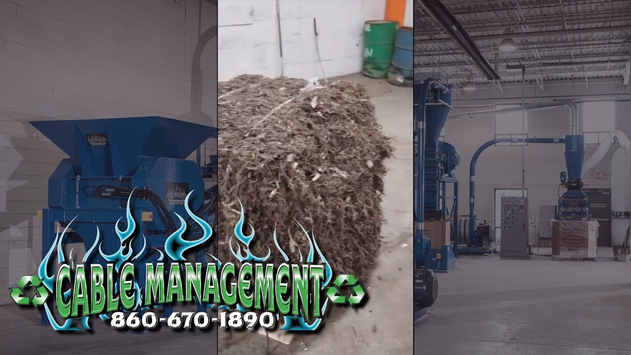 Cable Management Wire Chopper Processing Auto Shredder Residue (ASR)