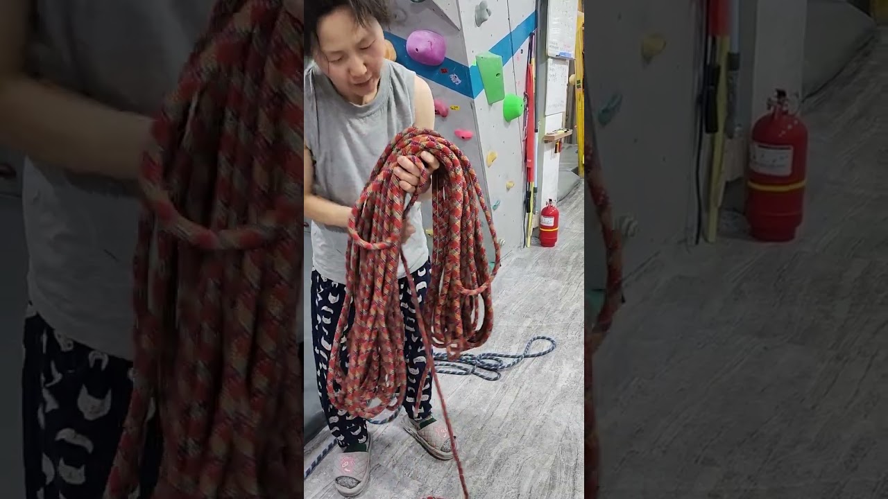 로프, 자일 사리기