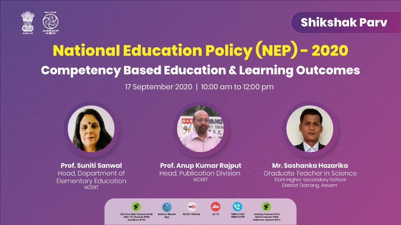 NEP 2020 (Competency Based Education & Learning Outcomes)