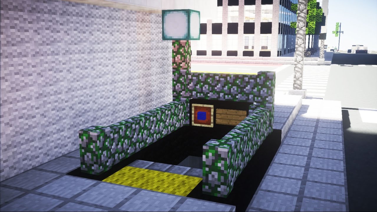 Minecraft NYC Subway Metro Station Part 1 Tutorial