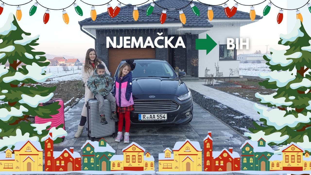 IDEM SAMA S DJECOM IZ NJEMAČKE ZA BiH I Raspust je počeo 🎄🎁❄️☃️