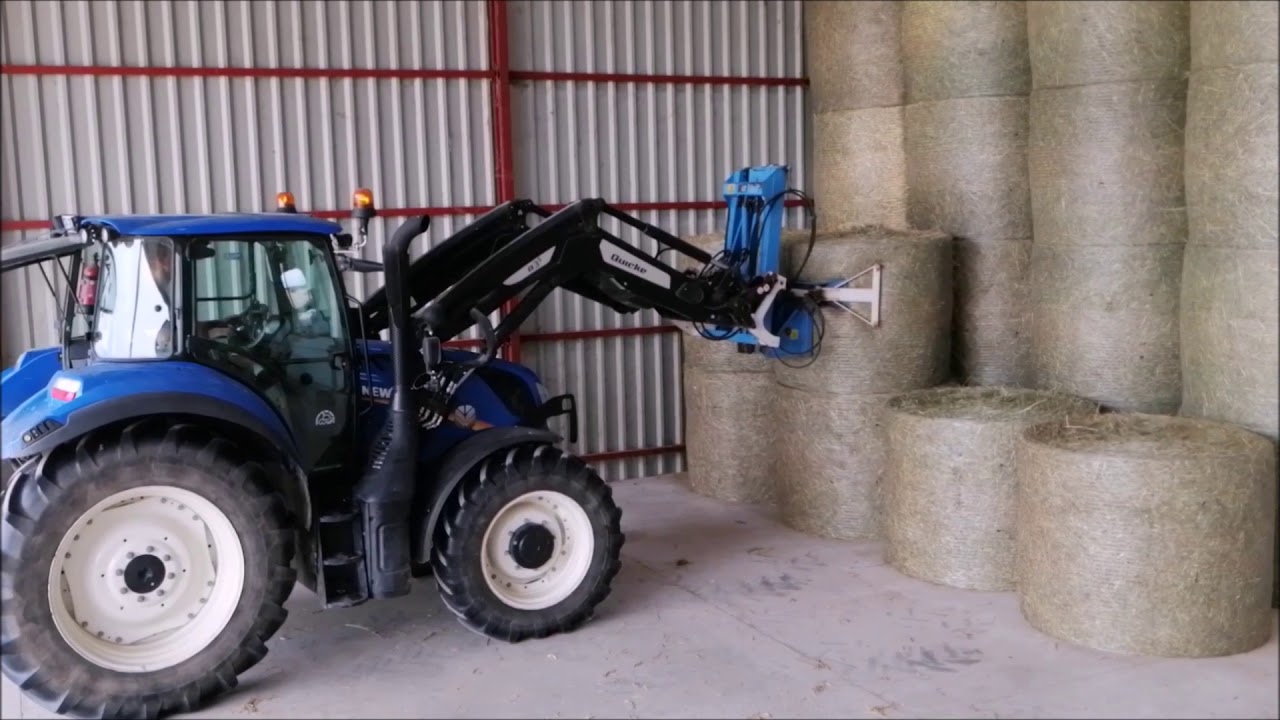 Ramassage bottes de foin 2020 | New Holland T5.100