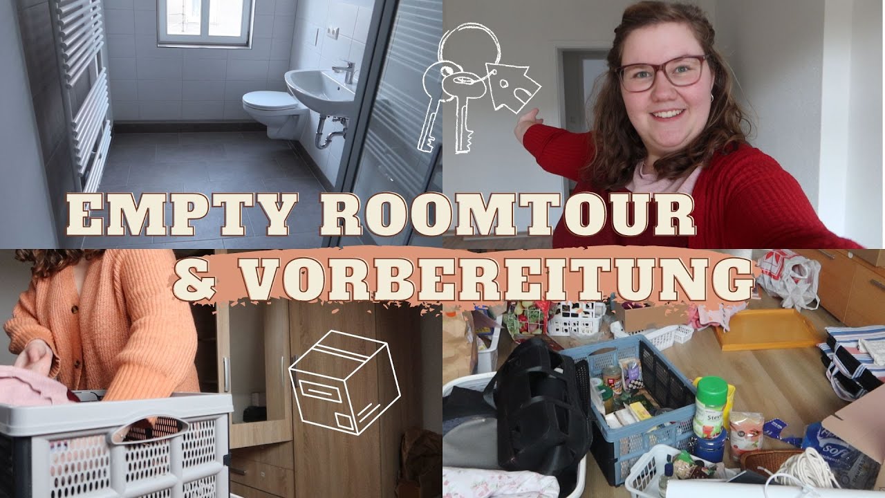 Der UMZUG geht los! // letzte Kisten packen, Schl&uuml;ssel&uuml;bergabe, leere Wohnungstour // Vlog #112