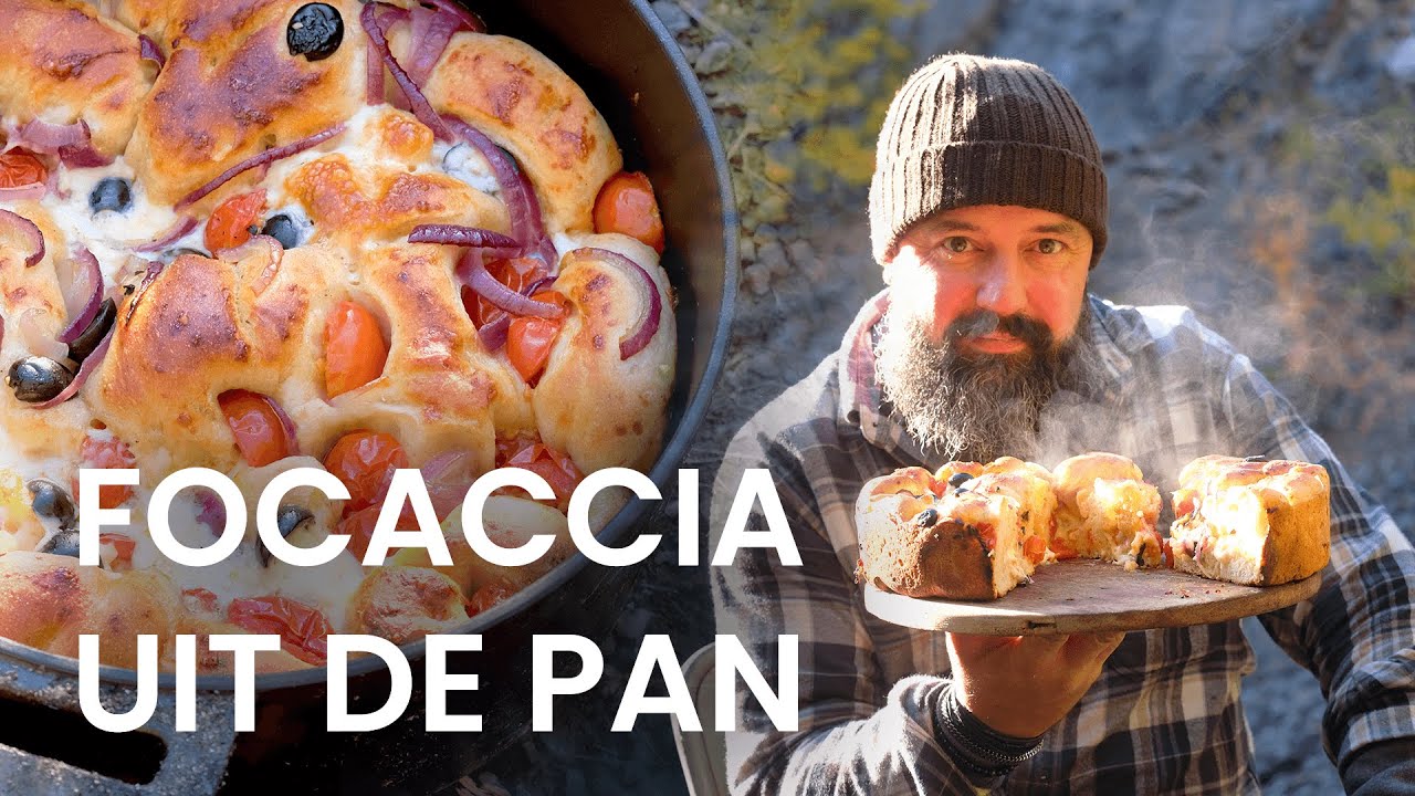 Overheerlijke focaccia, broodbakken op open vuur | Ramon Brugman by MOA