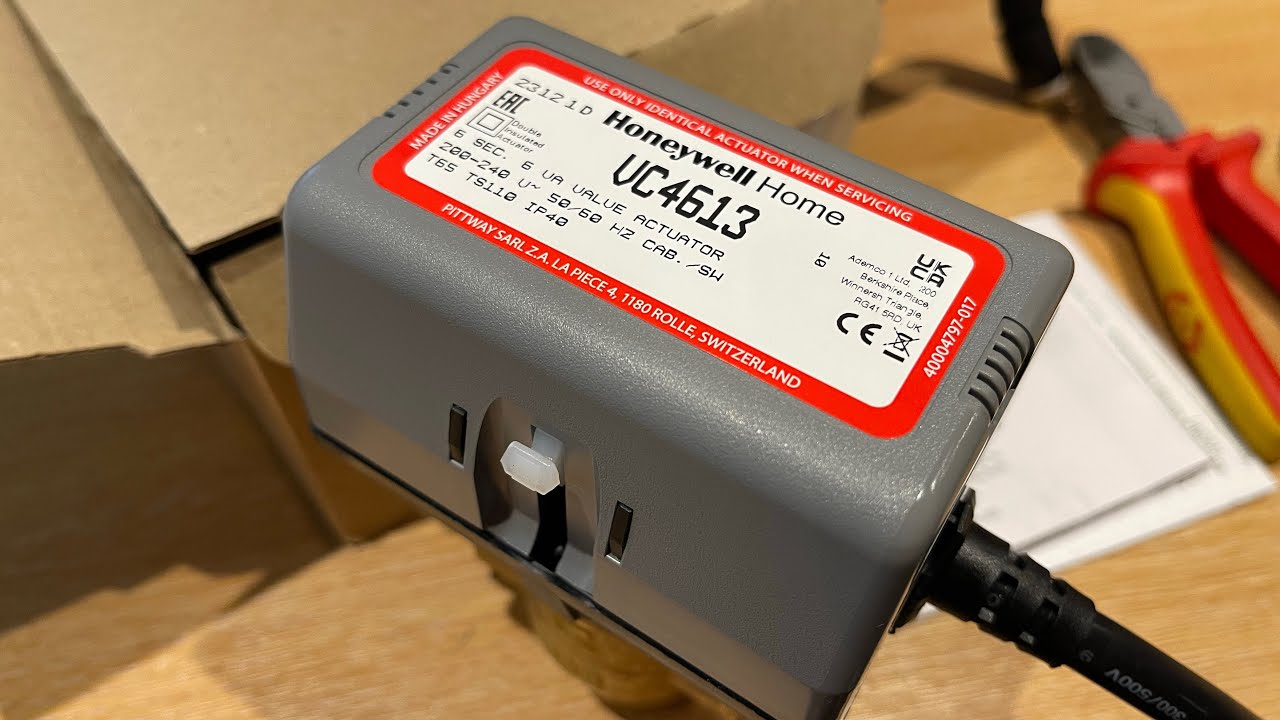 How to wire a Honeywell Home VC Series 3 Port Diverter Valve Actuator (VC4613)