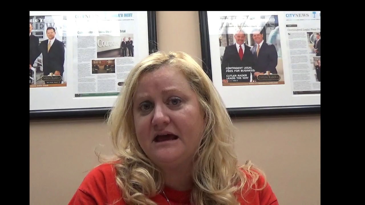 Debi L. | Cutler Rader, PL | Client Testimonial | Personal Injury Lawyers