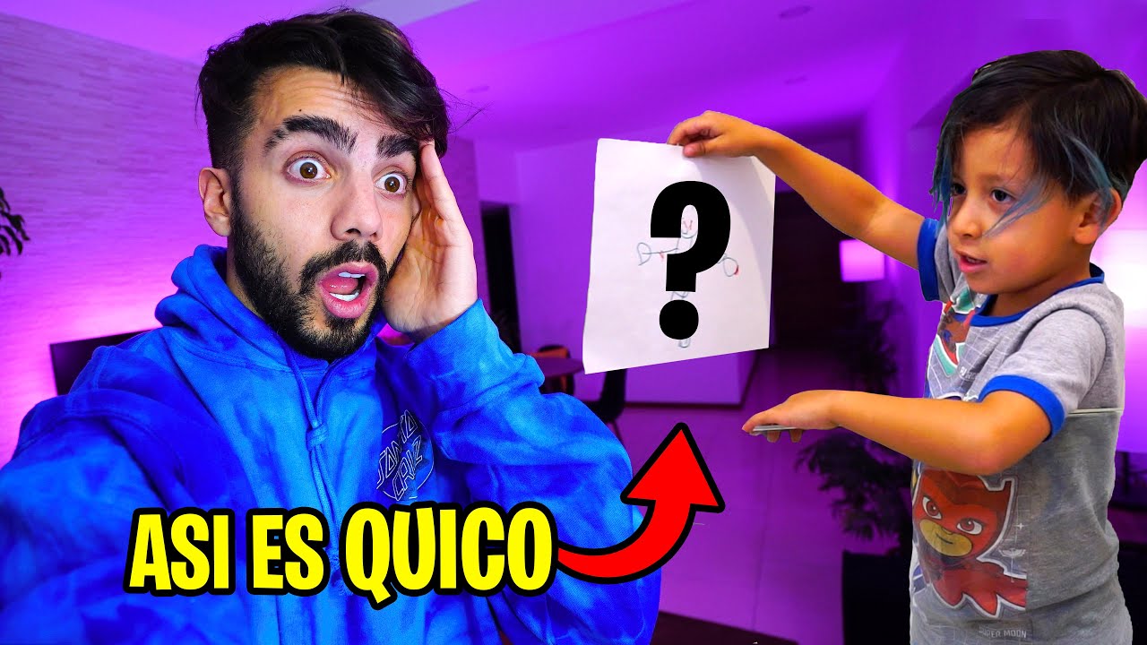 MI VECINO DIBUJO A QUICO Y ASI LO HIZO (miedo)