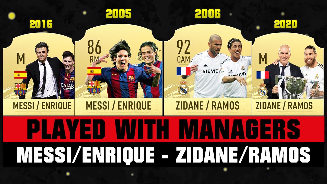 Footballers Who PLAYED With Their MANAGERS! 🤝😱 ft. Zidane & Ramos - Pirlo & Buffon