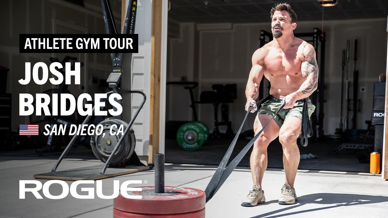 Josh Bridges New Garage Gym & Basement Home Gym Tour
