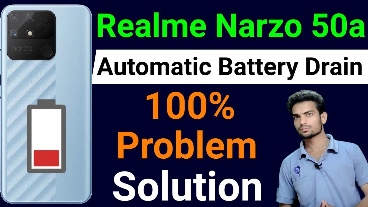 Realme Narzo 50a Battery Drain Problem | How To Solve Battery Drain Problem in Realme Narzo 50a