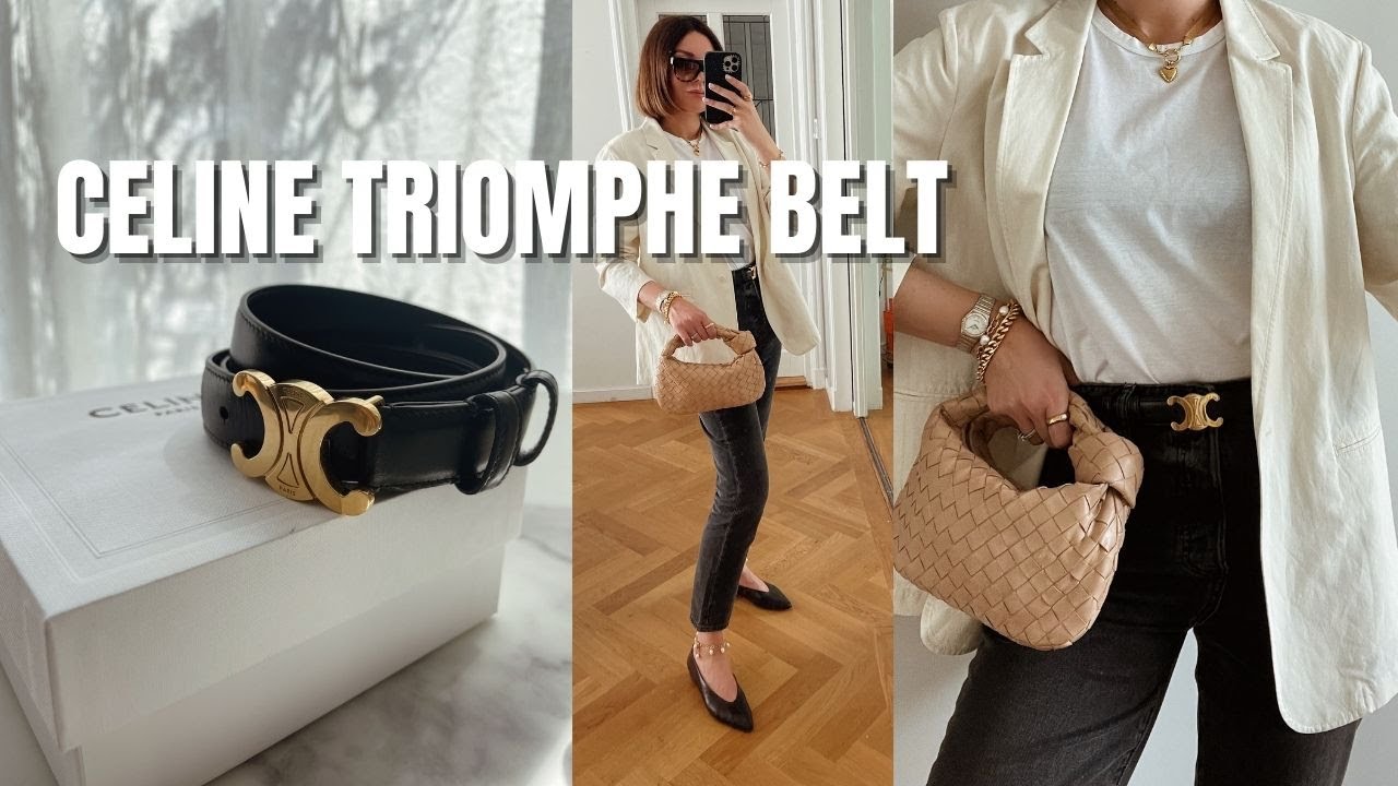 Ремень Celine Triomphe | Обзор, сравнение, стиль, примерка