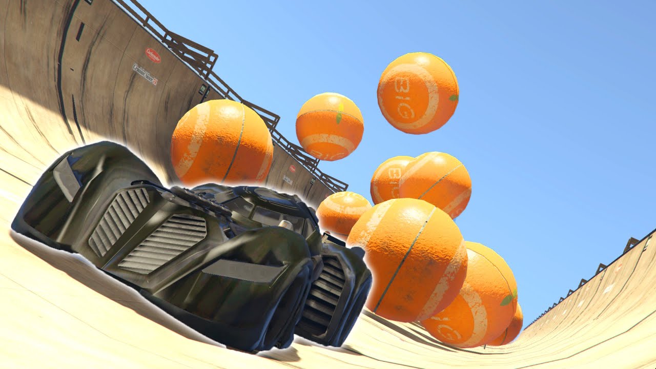 BIG BALLS And Mega Challenge Ramps | GTA 5 PC MODS AND FUNNY MOMENTS!