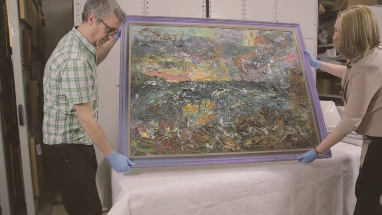 Moving a Large Painting with Two People