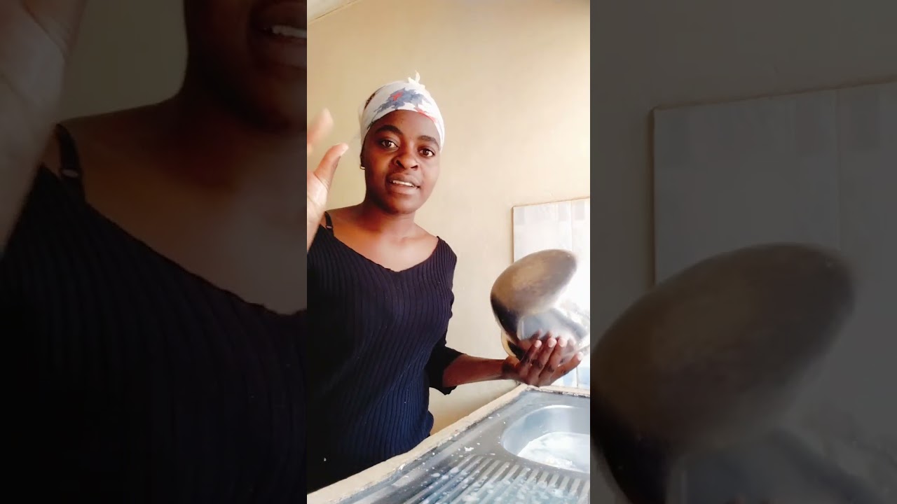 How to wash your sufuria with magic soap #highlights 