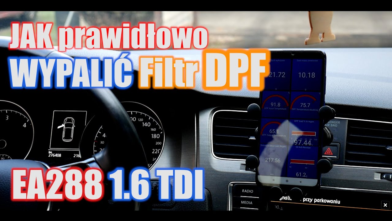 Prawidłowe Wypalanie Filtra DPF EA288 Golf 7 1.6 TDI CLHA