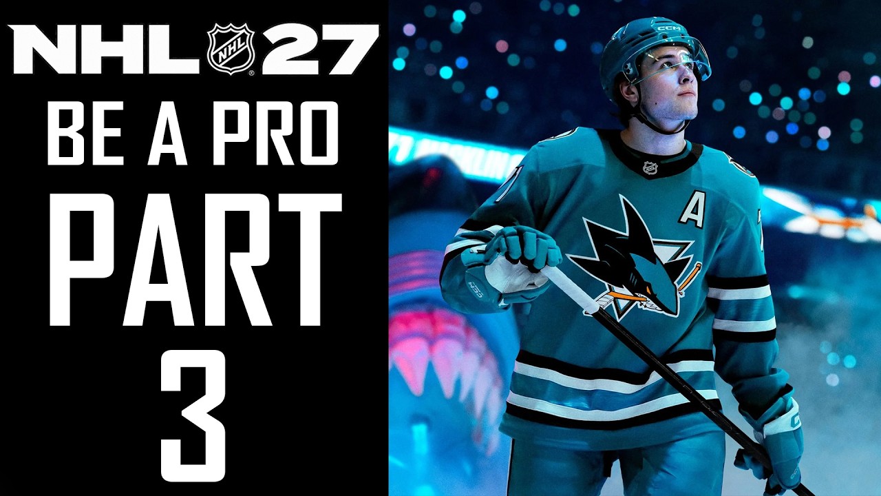 NHL 27 - Be a Pro Career - Gameplay Walkthrough - PART 3 | Moving to 1st Line
